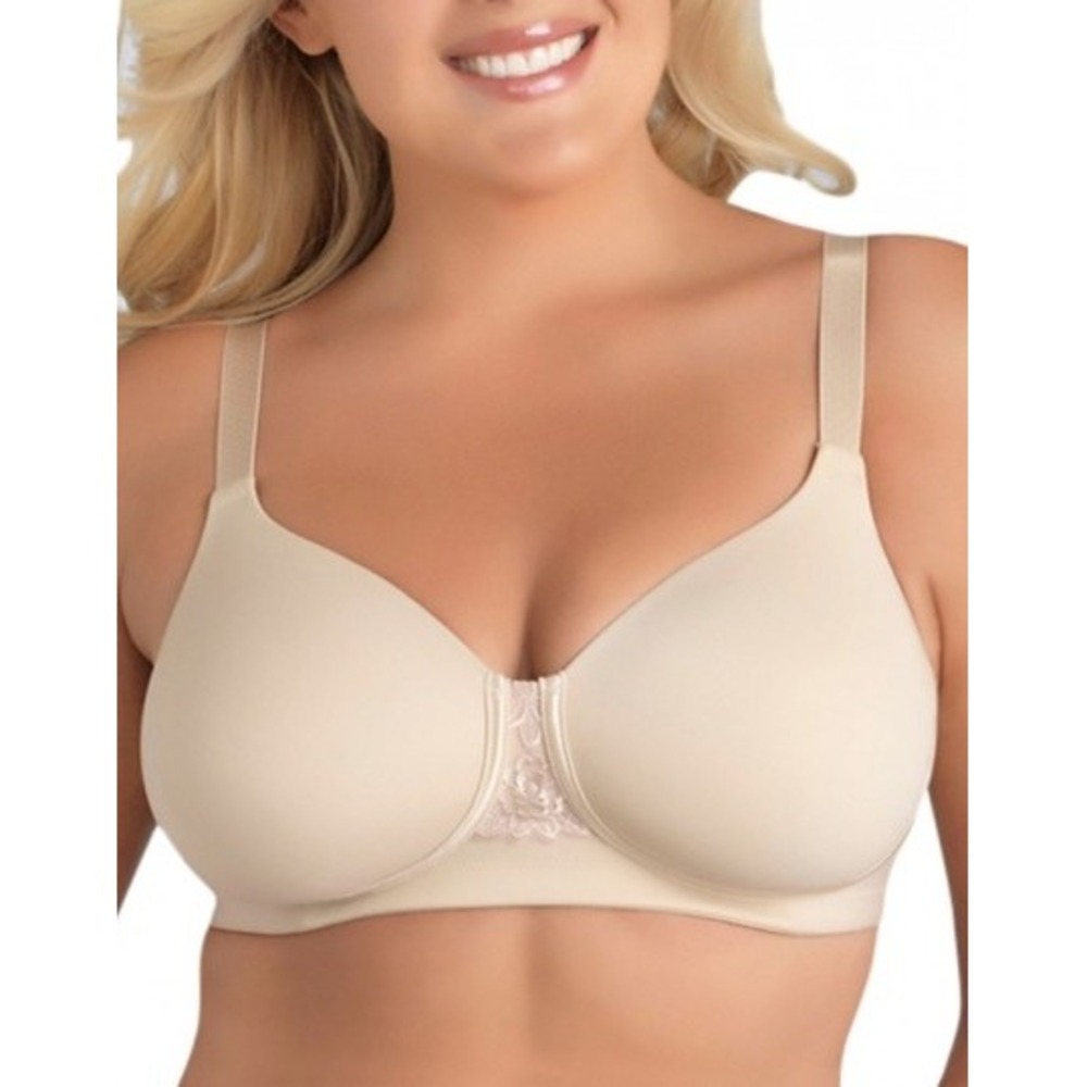 NWOT Vanity Fair 40DDD Full-Fig Back-Smoothing Wire Free Bra 71380 Beige 125114